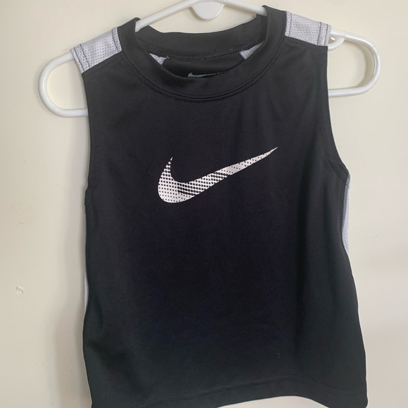 Nike Kids Black and Gray Tank Top - Picture 1 of 3